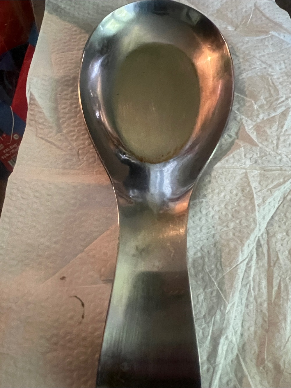 Kohl's Polished Silver Spoon Rest